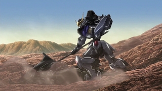 Ep01 21:59 初出擊的 Gundam Barbatos